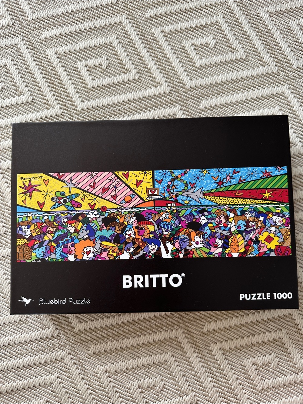 Romero Britto - Tonight On The Beach | 1000 Piece Puzzle- Panoramic